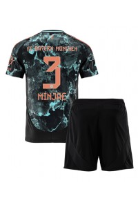 Bayern Munich Kim Min-jae #3 Babyklær Borte Fotballdrakt til barn 2024-25 Korte ermer (+ Korte bukser)